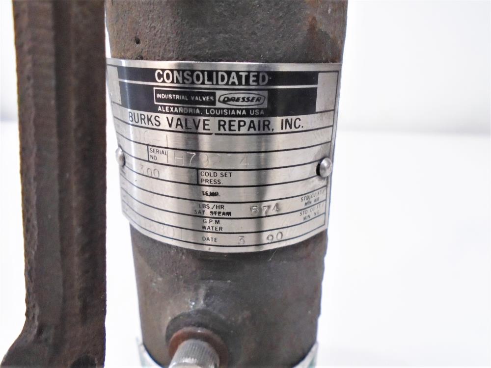 Dresser Consolidated Relief Valve #1990C-1, WCC, 1/2" MNPT x 1" FNPT, 300 PSI